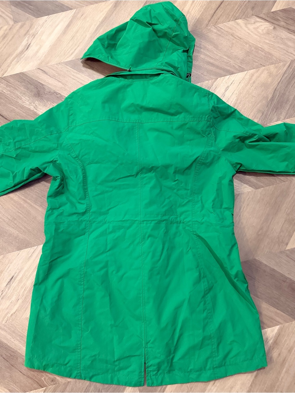 Charles River Women’s Logan Green Hooded Rain Jacket, Lightweight, Large - Picture 5 of 8